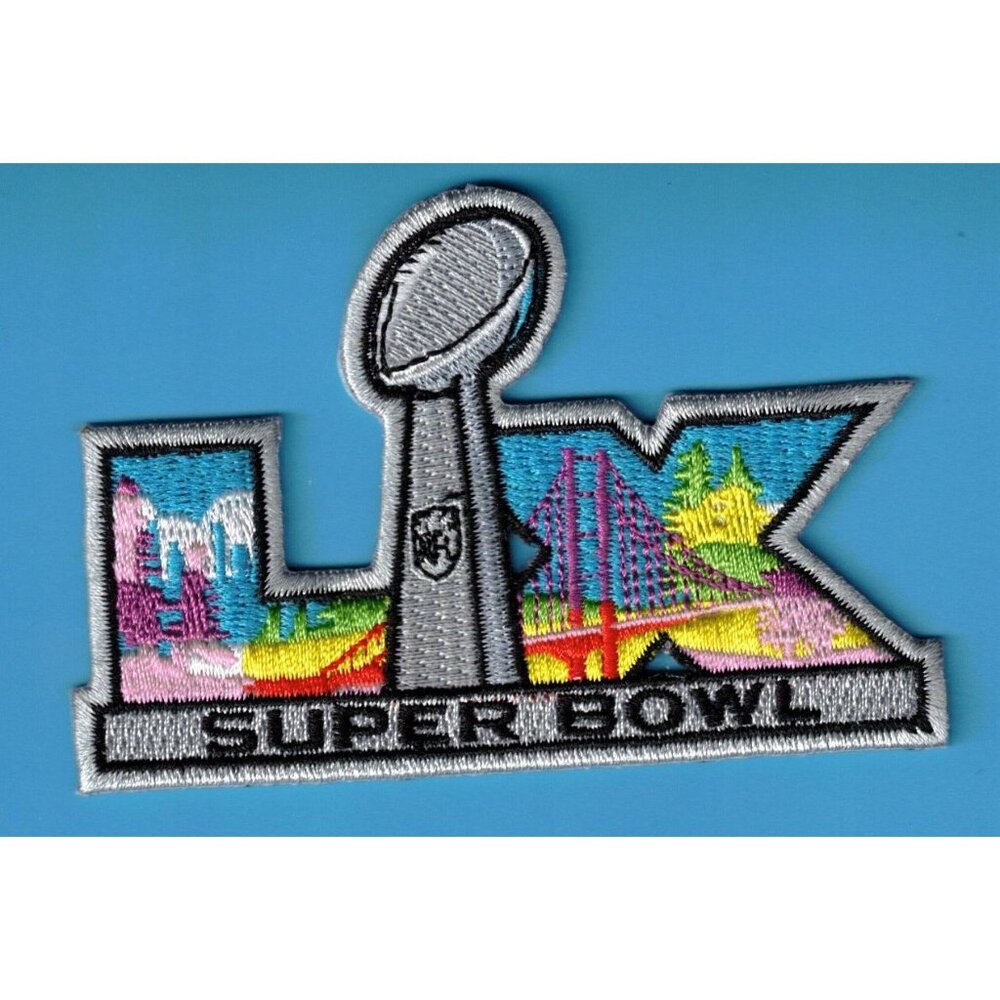 Super Bowl LX NFL 2.5x3.5in Embroidered Patch